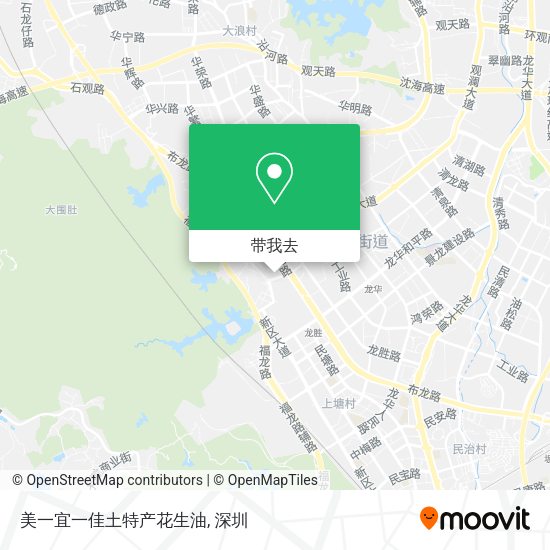 美一宜一佳土特产花生油地图