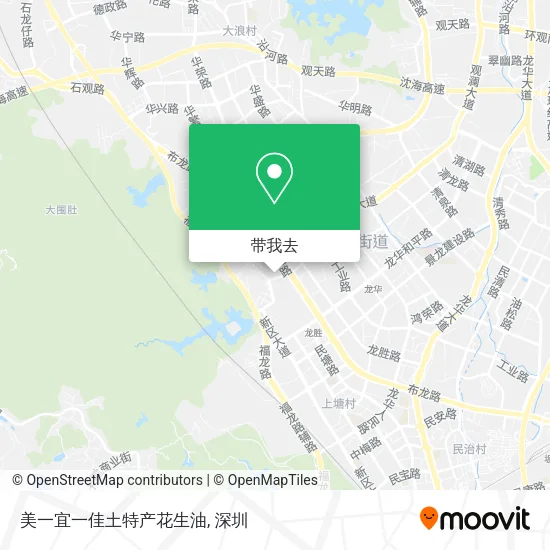 美一宜一佳土特产花生油地图