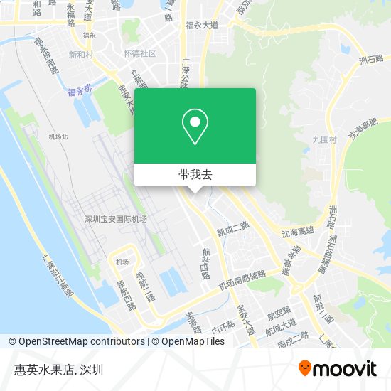 惠英水果店地图