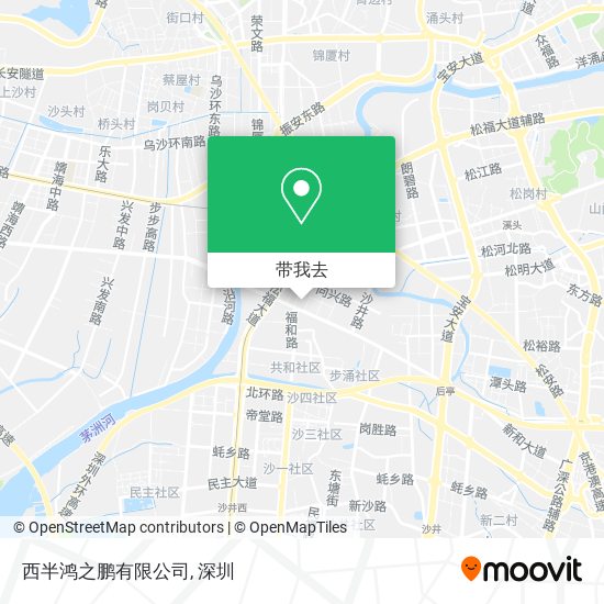西半鸿之鹏有限公司地图