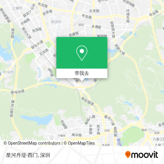 星河丹堤-西门地图
