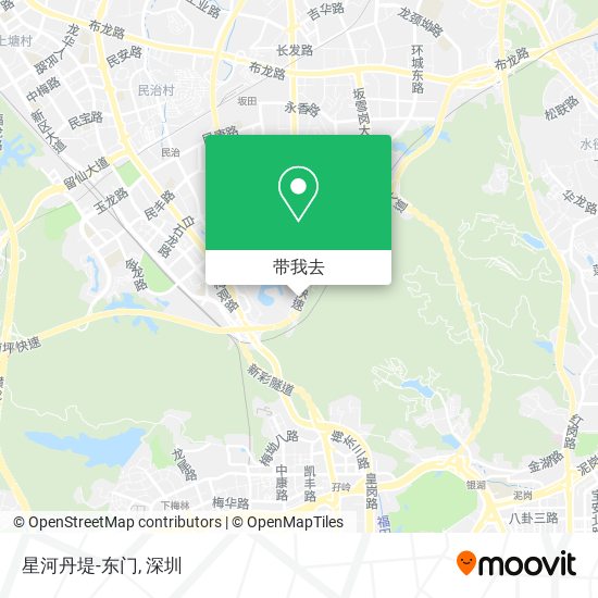 星河丹堤-东门地图