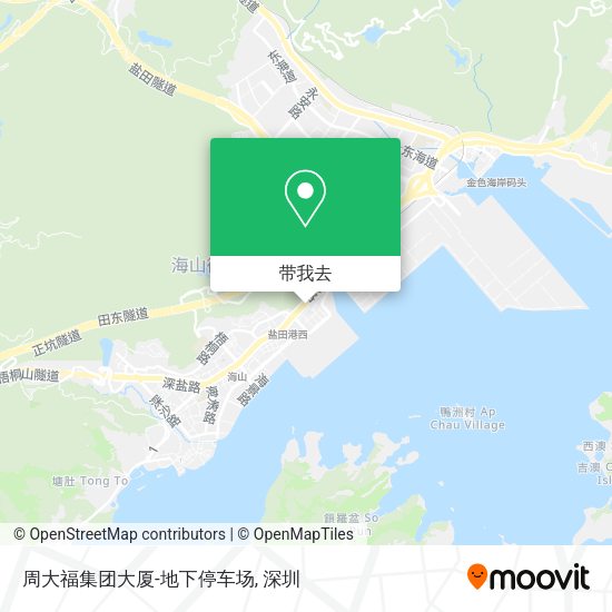 周大福集团大厦-地下停车场地图