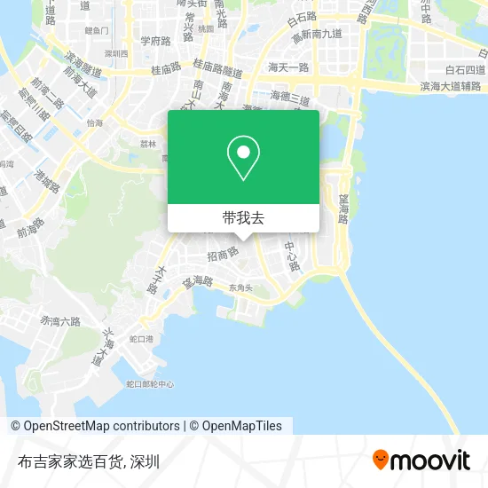 布吉家家选百货地图