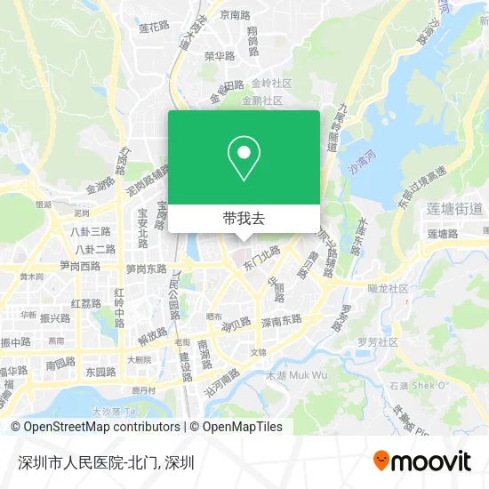 深圳市人民医院-北门地图