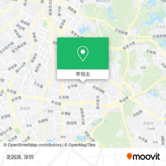 龙园路地图