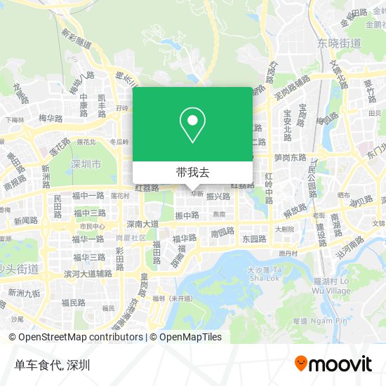 单车食代地图