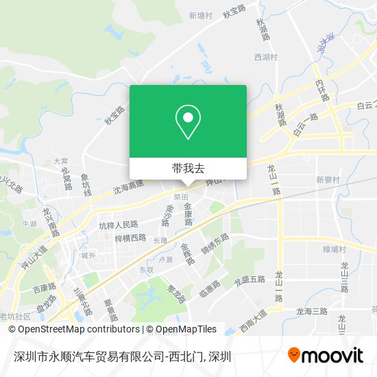 深圳市永顺汽车贸易有限公司-西北门地图