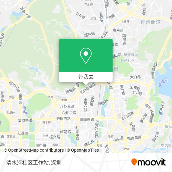 清水河社区工作站地图