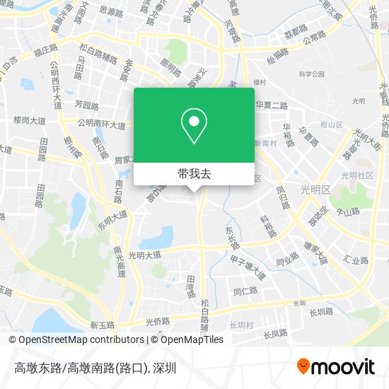 高墩东路/高墩南路(路口)地图
