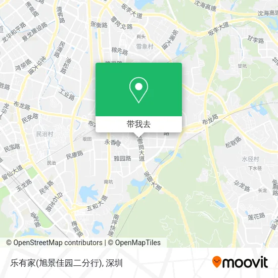 乐有家(旭景佳园二分行)地图