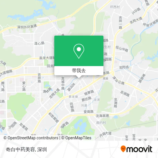 奇白中药美容地图