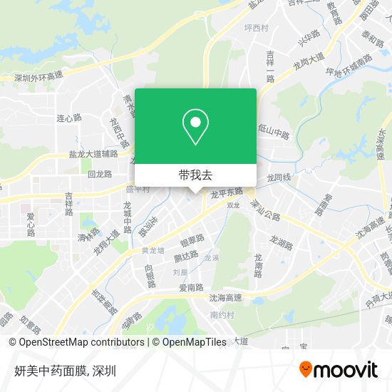 妍美中药面膜地图