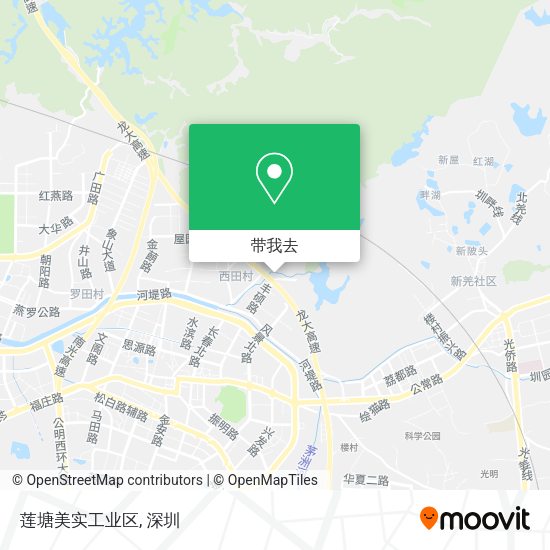 莲塘美实工业区地图