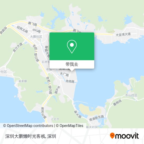 深圳大鹏懒时光客栈地图