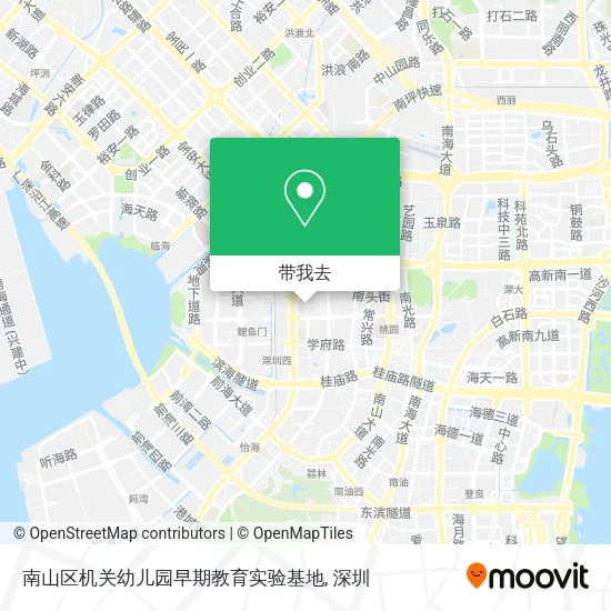 南山区机关幼儿园早期教育实验基地地图