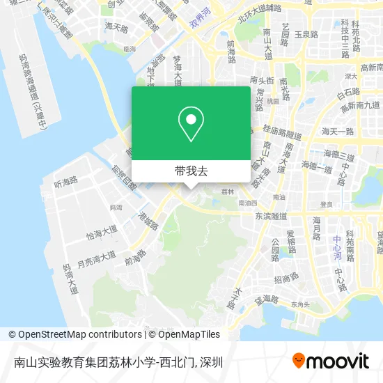 南山实验教育集团荔林小学-西北门地图