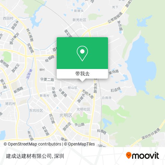 建成达建材有限公司地图