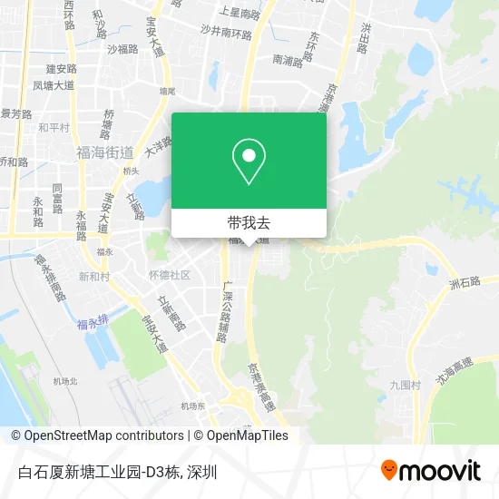 白石厦新塘工业园-D3栋地图