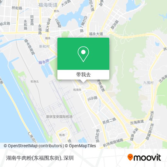 湖南牛肉粉(东福围东街)地图