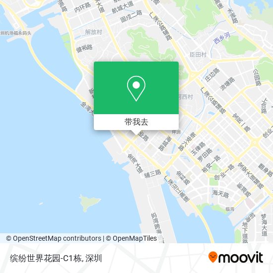缤纷世界花园-C1栋地图