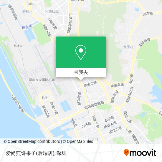 爱尚煎饼果子(后瑞店)地图
