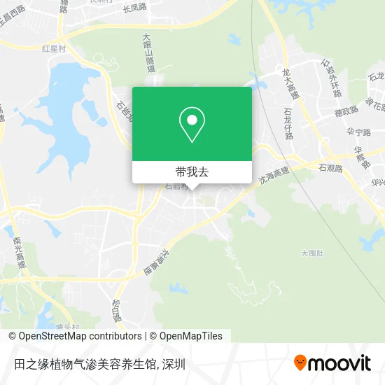 田之缘植物气渗美容养生馆地图