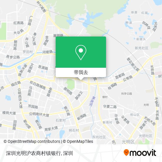 深圳光明沪农商村镇银行地图