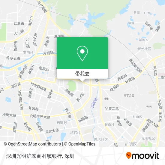 深圳光明沪农商村镇银行地图