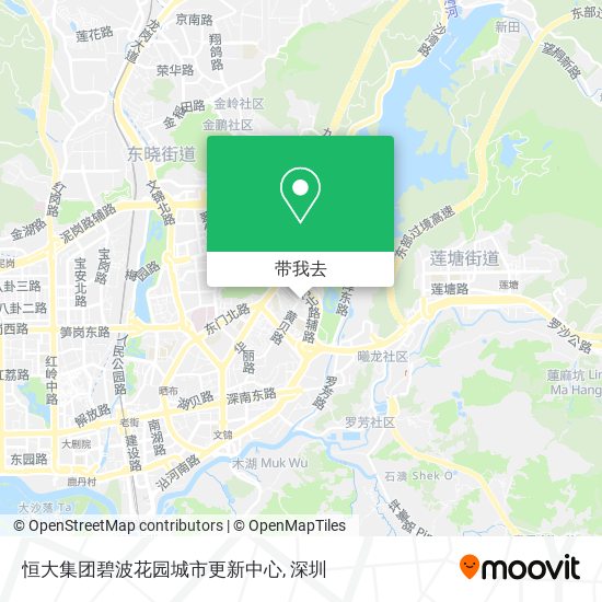 恒大集团碧波花园城市更新中心地图