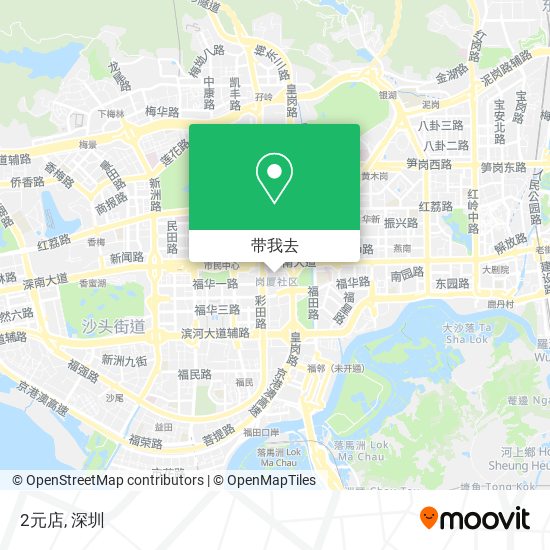 2元店地图