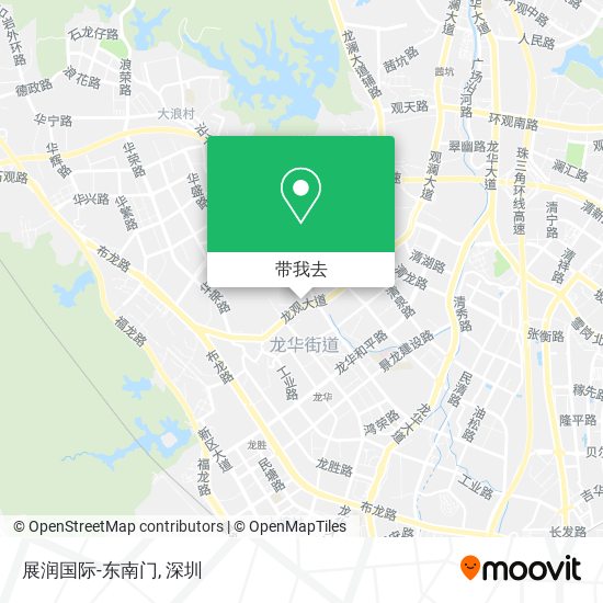 展润国际-东南门地图