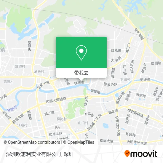 深圳欧惠利实业有限公司地图