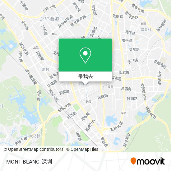 MONT BLANC地图