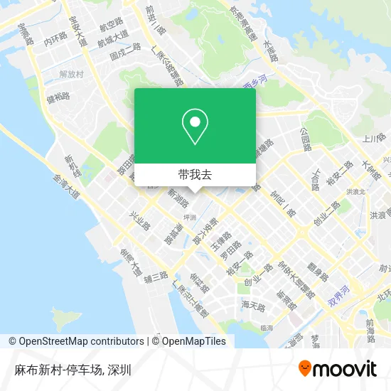 麻布新村-停车场地图