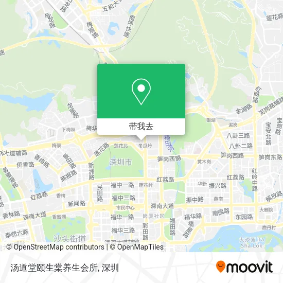 汤道堂颐生棠养生会所地图