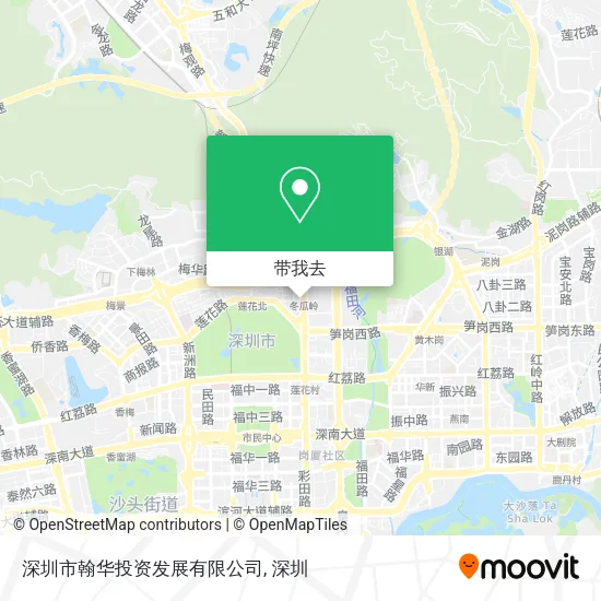 深圳市翰华投资发展有限公司地图