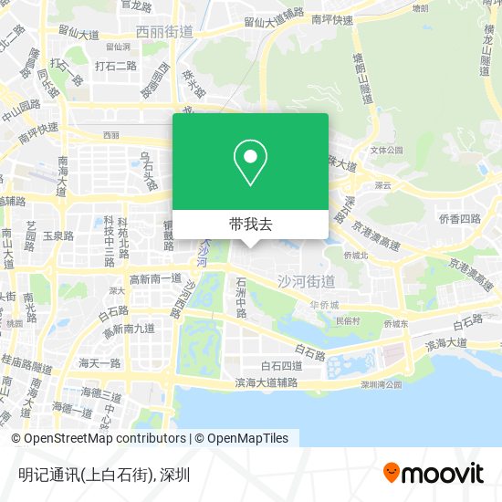 明记通讯(上白石街)地图