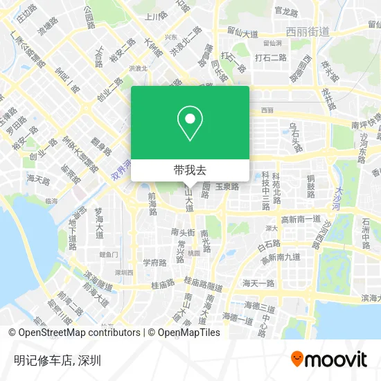 明记修车店地图
