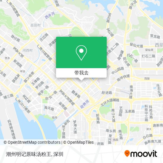 潮州明记原味汤粉王地图