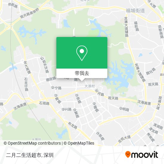 二月二生活超市地图