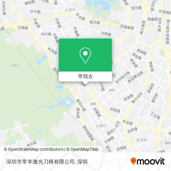 深圳市常丰激光刀模有限公司地图