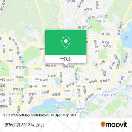 笋岗东路3013号地图
