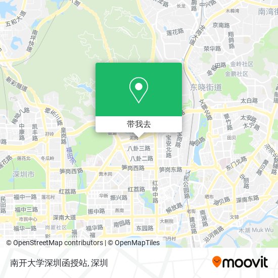 南开大学深圳函授站地图