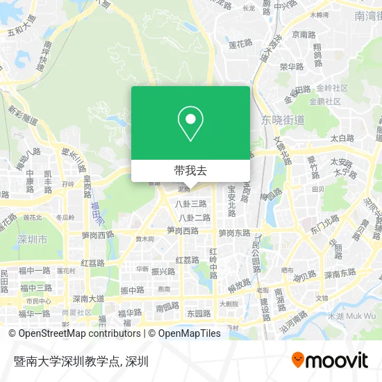 暨南大学深圳教学点地图