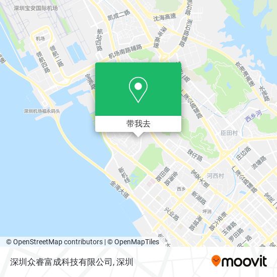 深圳众睿富成科技有限公司地图