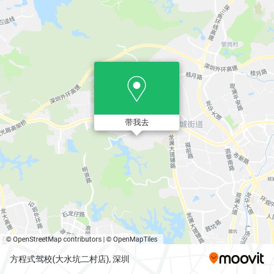 方程式驾校(大水坑二村店)地图