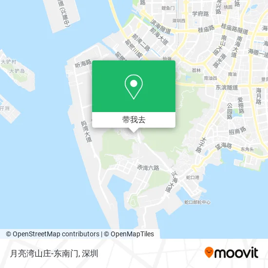 月亮湾山庄-东南门地图