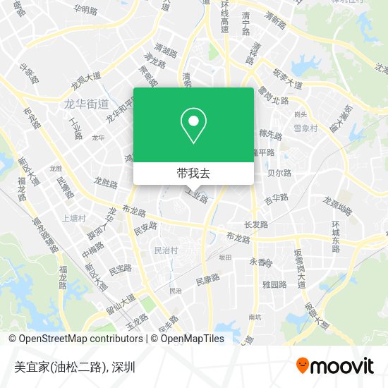 美宜家(油松二路)地图