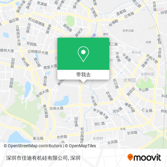 深圳市佳迪有机硅有限公司地图